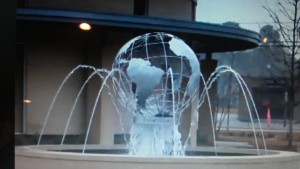 Earth Sphere Public Water Sculpture