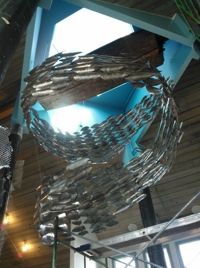 Sadlemire School of Fish Sculpture